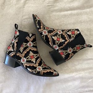Embroidered Booties